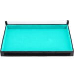 Bandeja Organizadora de Joias Tamanho Big (37x27x3cm) 1 Nicho Turquesa com Capa - Kratos Embalagens