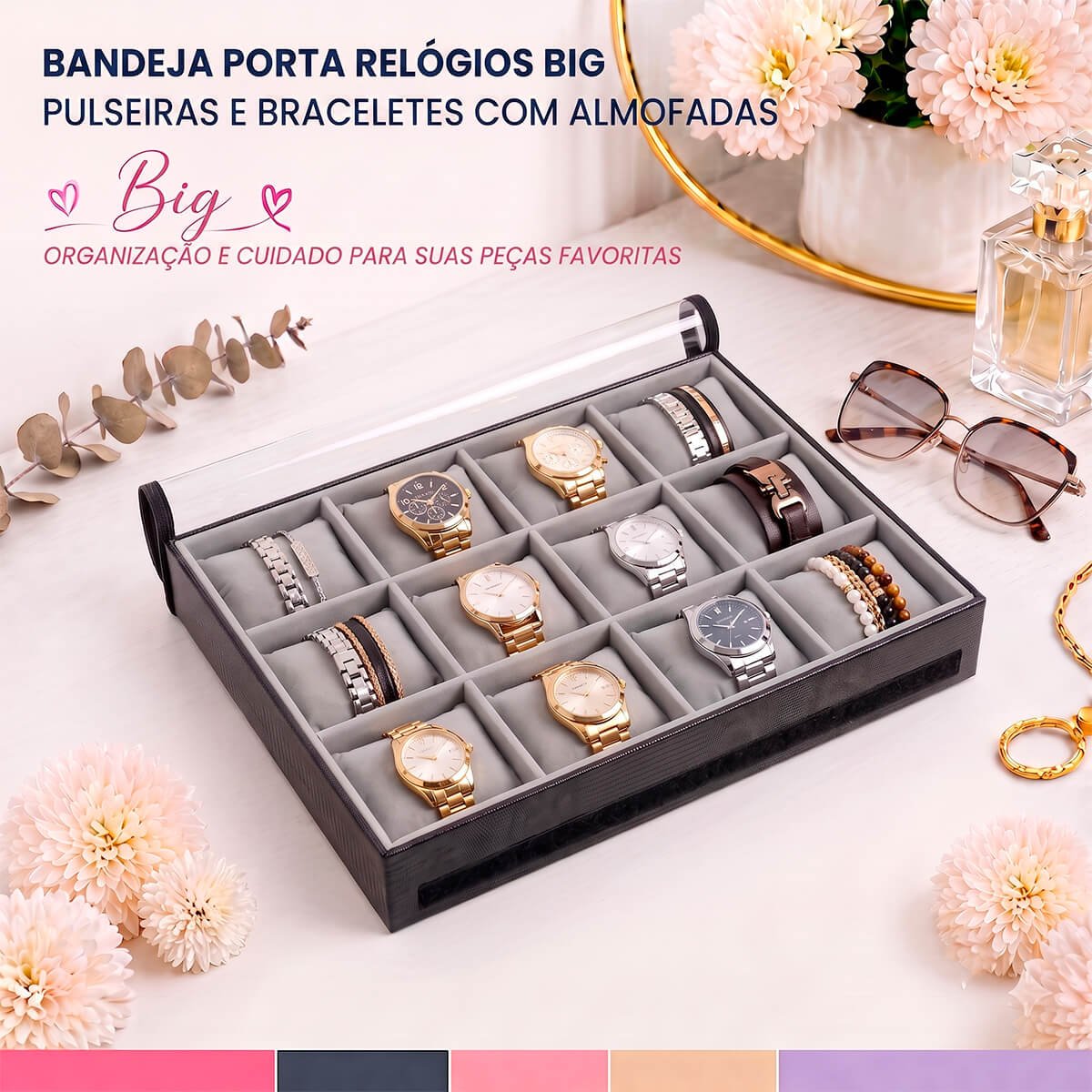 Bandeja Porta Pulseira/Bracelete/Relógio