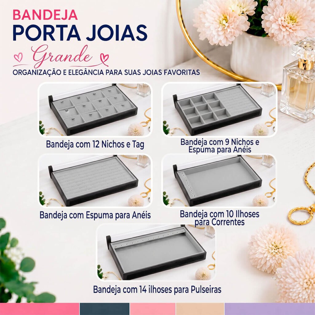 Bandeja Porta Joias Grande