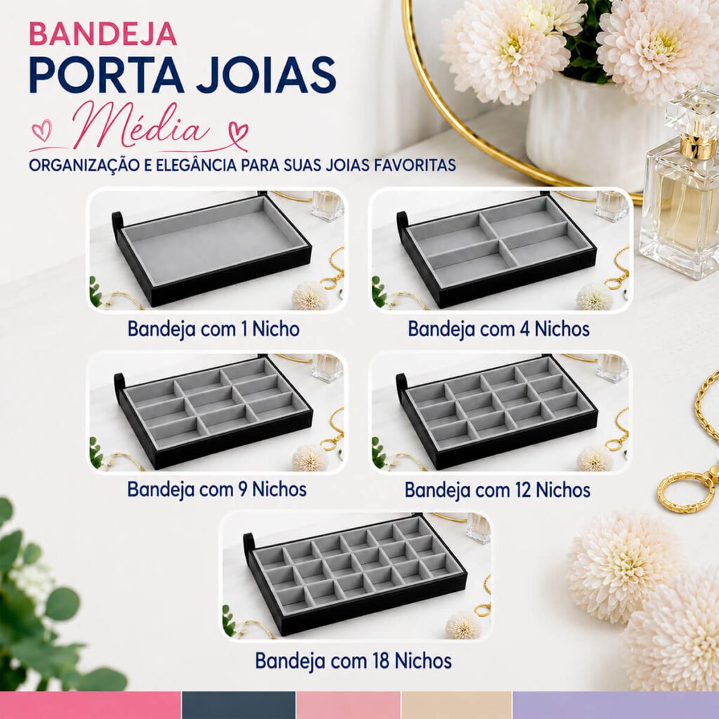 Bandeja Porta Joias Média