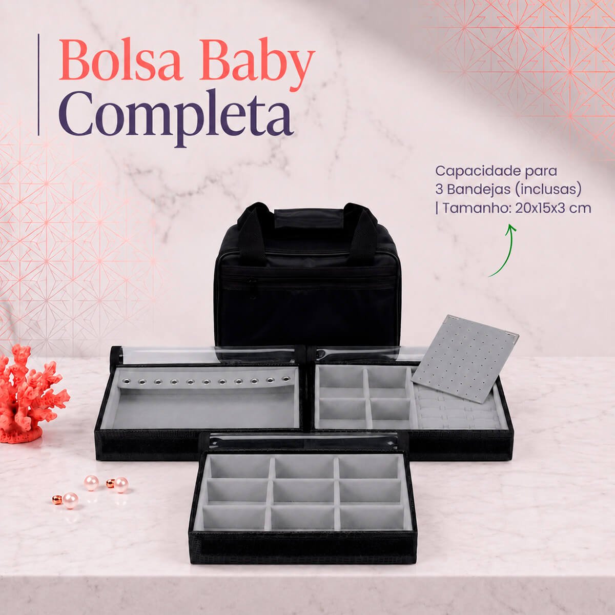 Bolsa Baby Completa (Com 3 Bandejas) - Catalogo Bolsas Kratos Embalagens