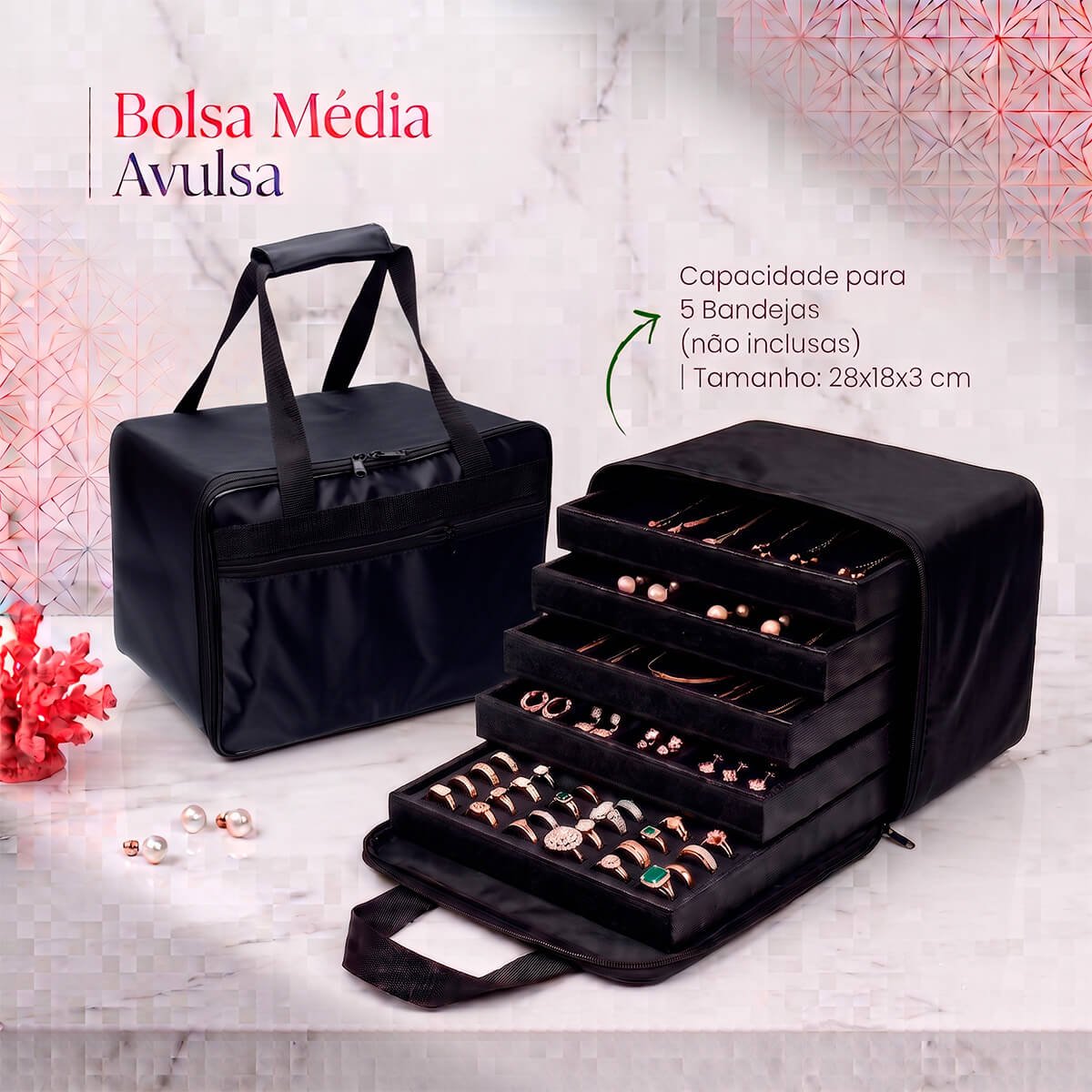 Bolsa Média Avulsa (Sem Bandejas) - Catalogo Bolsas Kratos Embalagens